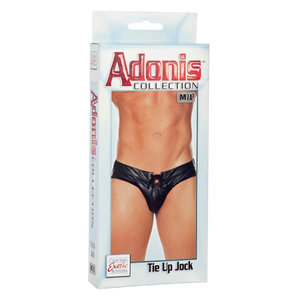 Gladde jockstrap met vetersluiting