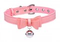 Golden-Kitty-Collar-Met-Kattenbelletje-Roze-Zilver