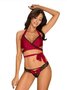 Sensuelia-2-Delige-Lingerie-Set-Met-Wikkeltop-Rood