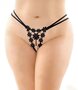 Aster-Parel-String-Met-Open-Kruisje-Zwart-Curvy