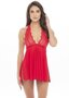 Dolled-Up-2-delig-Halter-Setje-Rood