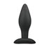 Medium Zwarte Siliconen Buttplug_13