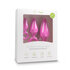 Roze buttplugs met trekring - setje_13