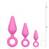 Roze buttplugs met trekring - setje_13