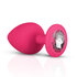 Siliconen Buttplug Met Diamant - Roze_13