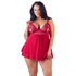 Babydoll Met Half Open Cups_13