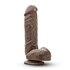 Dr. Skin - Mr. D. Dildo Met Zuignap 21 cm - Chocolate_13