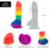 Addiction - Justin Rainbow Siliconen Dildo - 19 cm_13