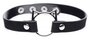 Kinky Kitty Ring Slim Choker - Zwart_13