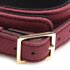 6-delige BDSM Suede Boeienset Met Collar En Riem - Bordeaux_13