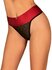 Tienesy String Met Sexy Strik - Zwart/Rood_13