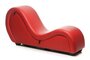 Kinky Seks Sofa Met Boeien en Positie Kussens - Zwart/Rood_13