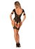 Mesh Body Met Jarretel Design - Zwart_13