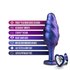 Anal Adventures Matrix - Bumped Bling Anaal Plug - Sapphire_13