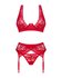 Lacelove Romantische set met jarretelgordel - Rood_13