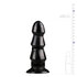 Zwarte Anaal Dildo Met Ribbels_13