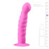 Siliconen dildo met zuignap - Roze_13