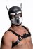 Spike Puppy BDSM Hood - Zwart/Wit_13