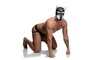 Spike Puppy BDSM Hood - Zwart/Wit_13